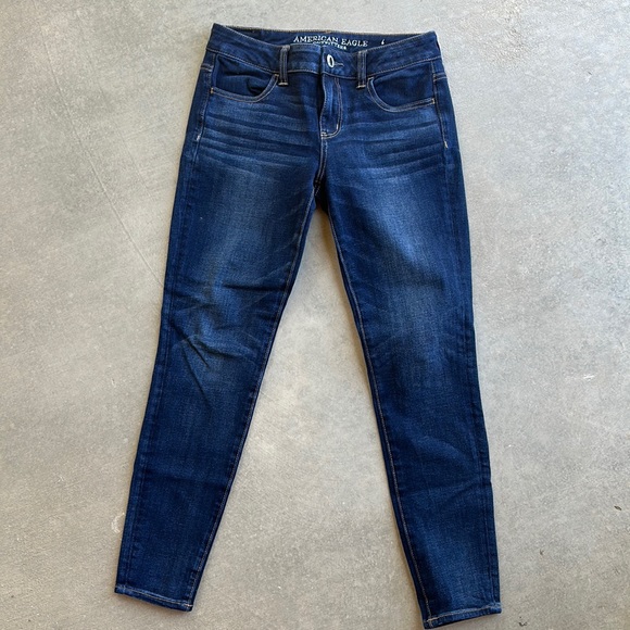 Jean Super Stretch American Eagle – Taille 00 – Slim Skinny – Occasion TB